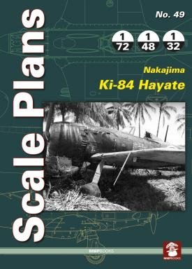 MMP Books 81975 Plans à l&amp;#39;échelle n° 49 : Nakajima Ki-84 Hayate EN
