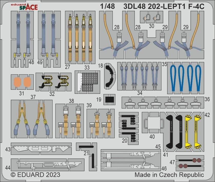 Eduard 3DL48202 F-4C SPACE HOBBY 2000, ACADEMY 1/48 – image 4