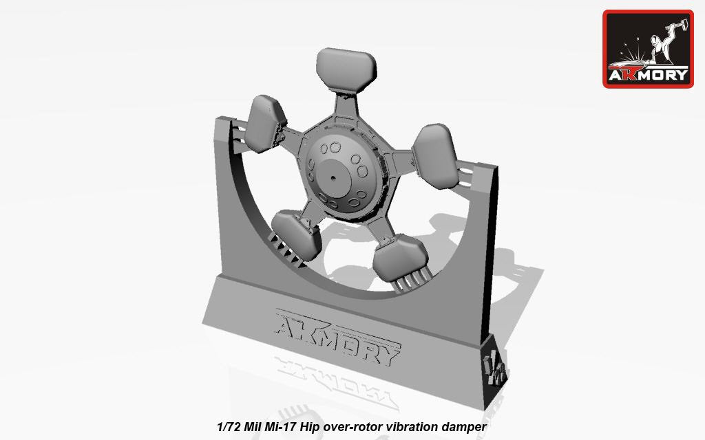 Armory Models ACA7277 Mil Mi-8/-17 Hip rotor vibration damper 1/72 – immagine 4