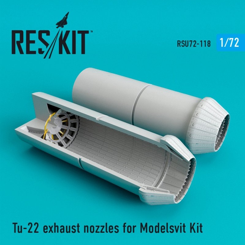 RESKIT RSU72-0118 Tuyères d&amp;#39;échappement Tu-22 pour Modelsvit 1/72