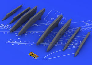 Eduard 648054 Su-25K wing pylons 1/48 – imagen 4
