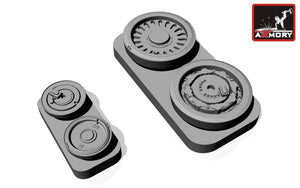 Armory Models AW48015 Mikoyan MiG-25 Foxbat wheels 1/48 – immagine 5