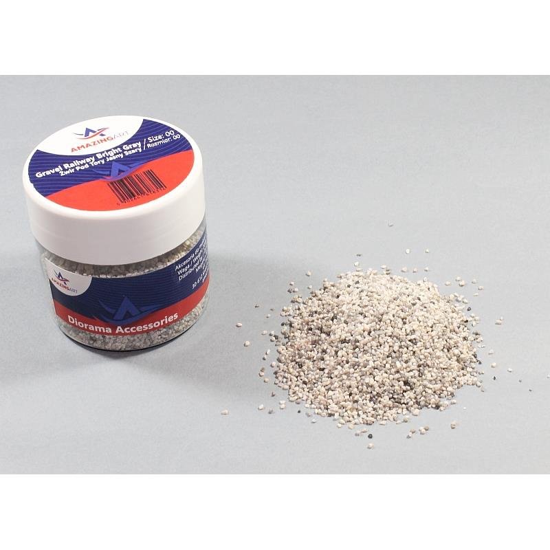 Amazing Art 18314 GRAVE CHEMIN DE FER GRIS CLAIR 200g
