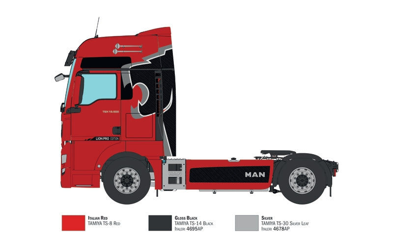 Italeri 3959 MAN TGX 18.500 XXL Lion Pro Edition 1/72 – immagine 3