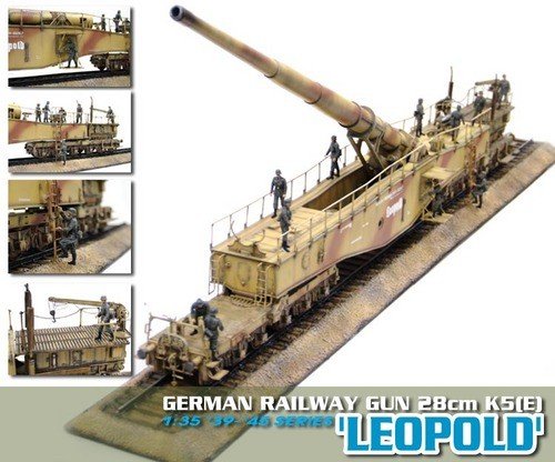 Dragon 6200 Canon ferroviaire allemand 28 cm K5(E) (1/35)