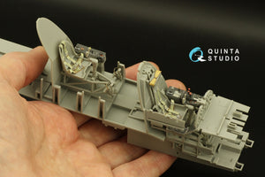 Quinta Studio QD32166 Do 335A-12 3D-Printed &amp;amp; coloured Interior on decal paper (Zoukei-Mura) 1/32 – immagine 13