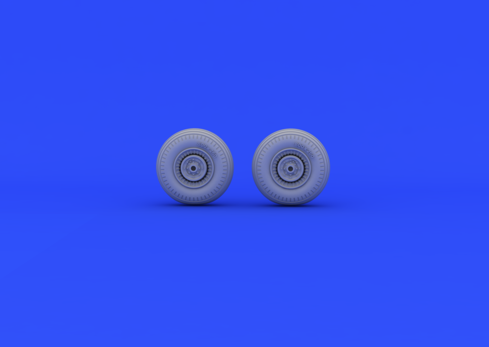 Eduard 672026 Il-2 wheels 1/72 (TAMIYA) – immagine 3