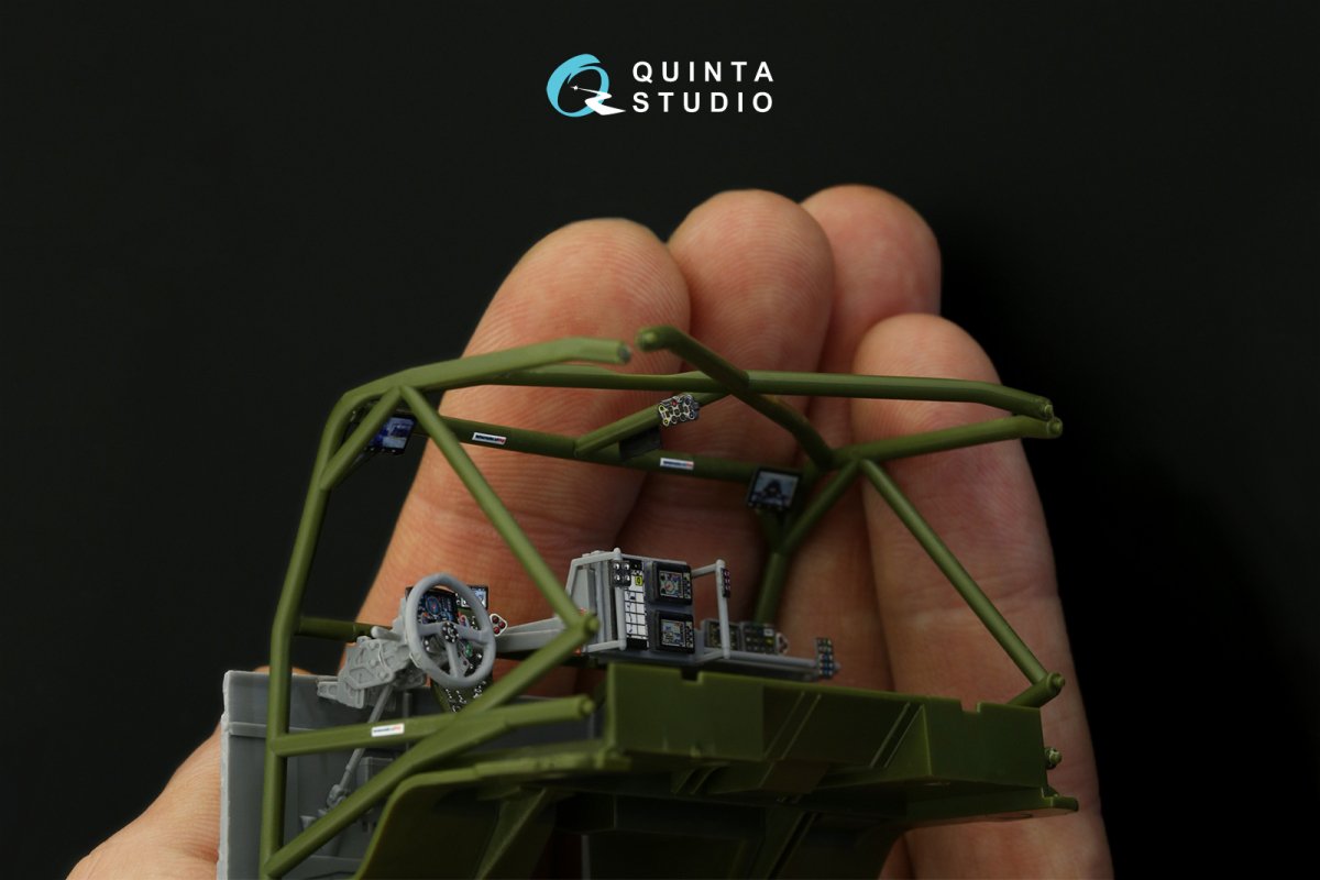 Quinta Studio QD35068 KAMAZ-43509 3D-Printed &amp;amp; coloured Interior on decal paper (Zvezda) 1/35 – imagen 7