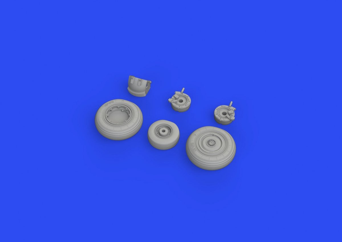 Eduard 648653 Su-27 wheels GREAT WALL HOBBY 1/48 – image 3