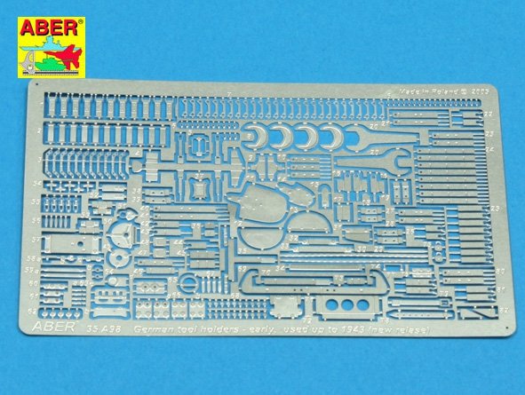 Porte-outils allemands Aber 35A098 - utilisés jusqu&amp;#39;en 1943 (nouvelle version) (1/35)