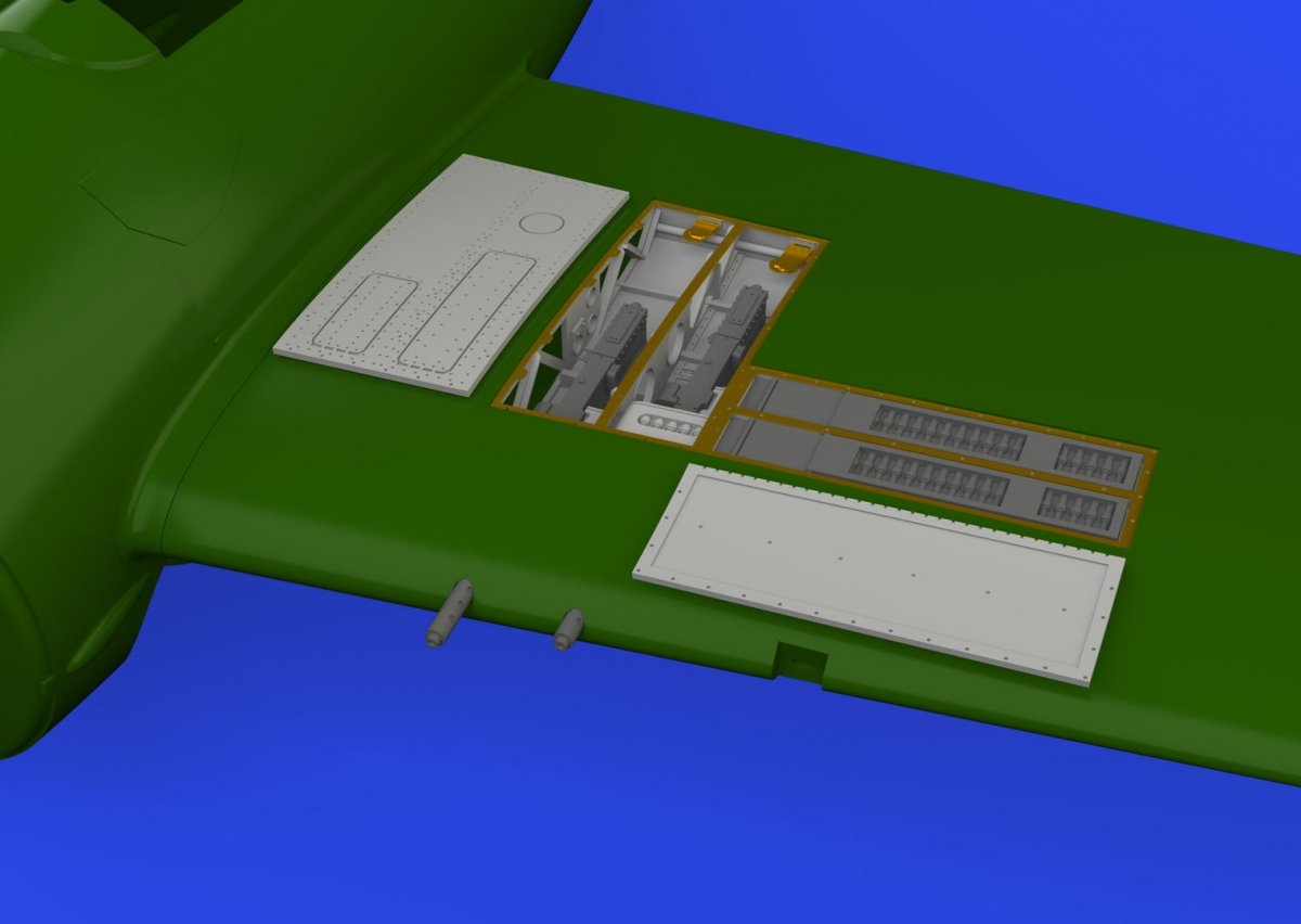 Baies de canons Eduard 648793 F4F-3 IMPRESSION EDUARD 1/48 – image 3