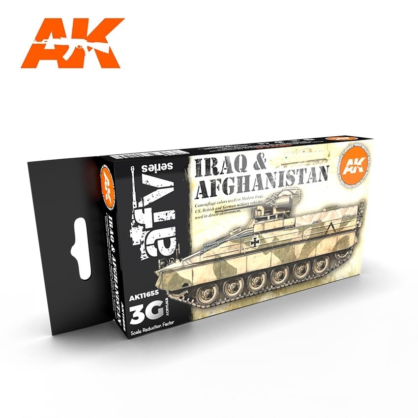 AK Interactive AK11655 3G IRAQ &amp; AFGHANISTAN 6x17 ml