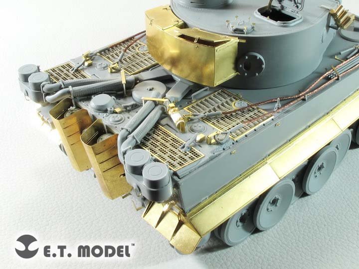 E.T. Model E35-249 WWII German TIGER I “Tunisian Initial” Basic (For DRAGON Smart Kit) 1/35 – immagine 6