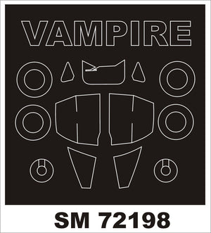 Montex SM72198 VAMPIRE T11 AIRFIX