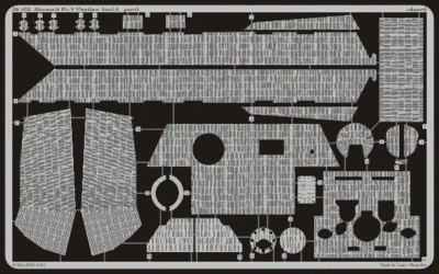 Eduard 35425 Zimmerit Panther Ausf. A 1/35 Tamiya