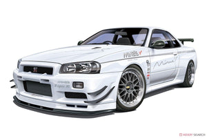 Aoshima 05986 Nissan Skyline GT-R R34 BNR3 1/24 – immagine 4