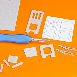 Manche de scalpel en plastique Modelcraft PKN5002-11 et 5 lames n° 11 – image 3