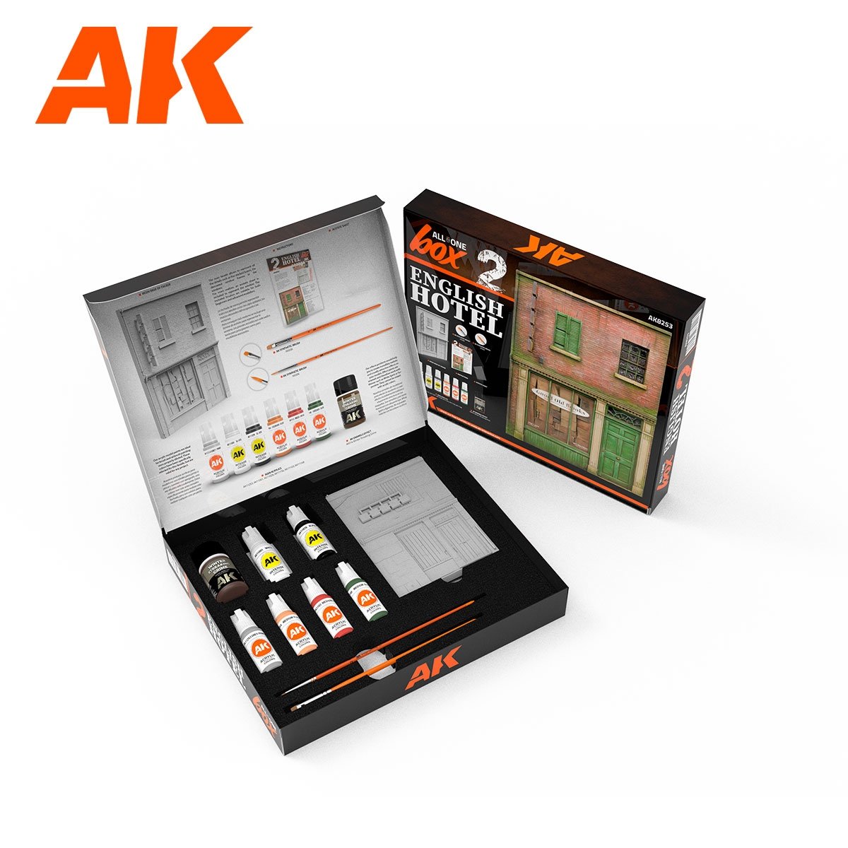 AK Interactive AK8253 ALL IN ONE SET -BOX 2 – ENGLISH HOTEL – zdjęcie 2