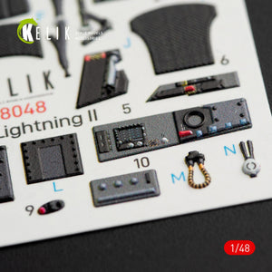KELIK K48048 F-35B LIGHTNING II INTERIOR 3D DECALS FOR KITTY HAWK KIT 1/48 – Bild 4