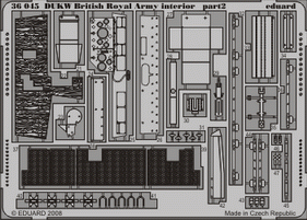 Eduard 36045 DUKW British Royal Army interior 1/35 Italeri – zdjęcie 2
