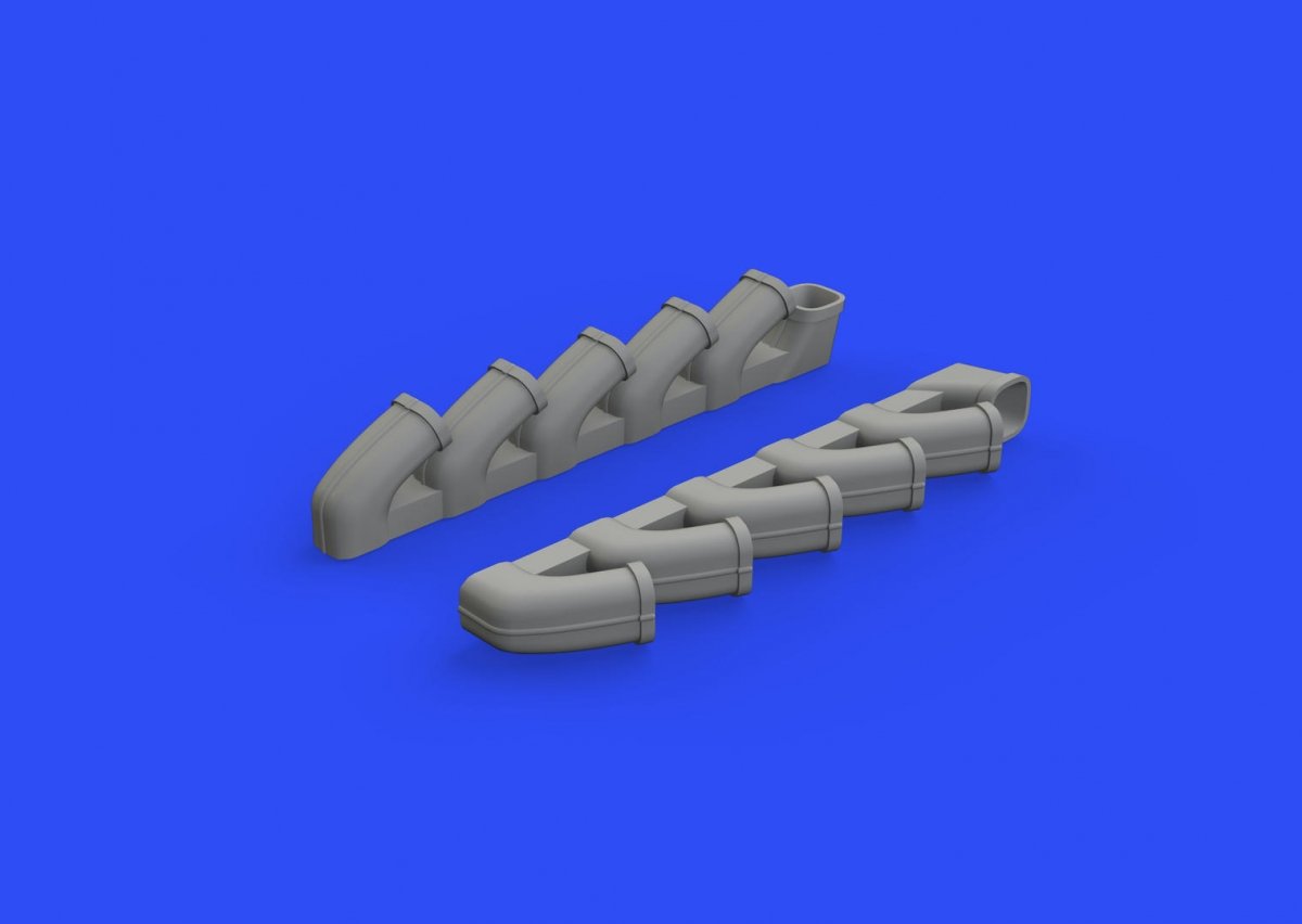 Eduard 648588 Il-2 exhaust stacks 1/48 TAMIYA – Bild 2