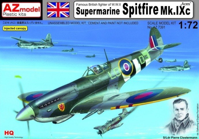 AZ Model AZ7391 Supermarine Spitfire Mk.IXc ,,Aces'' 1/72
