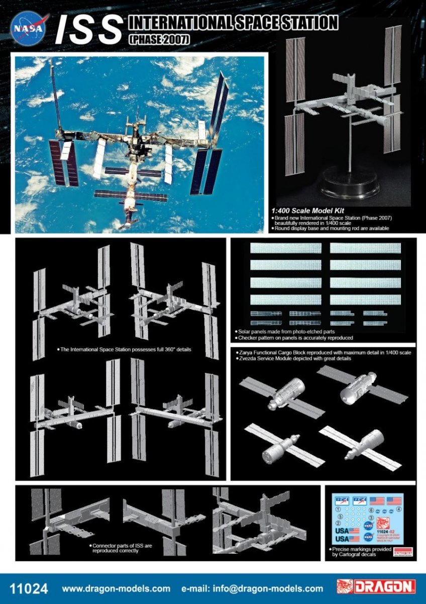 Dragon 11024 International Space Station (Phase 2007) 1/400 – Bild 2