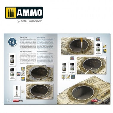 AMMO of Mig Jimenez 6602 SOLUTION BOOK 19 - How to Paint WWII German D.A.K .Vehicles (English, Castellano, Francais, Deutsch) – Bild 6