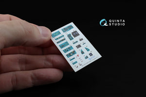 Quinta Studio QD72016 MiG-31BM 3D-Printed &amp;amp; coloured Interior on decal paper (for Trumpeter kit) 1/72 – zdjęcie 2