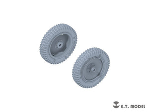 E.T. Model P35-124 WWII German Sd.kfz.250/Sd.kfz.10 Sagged Front Wheels for Dragon Kit 1/35 – imagen 3