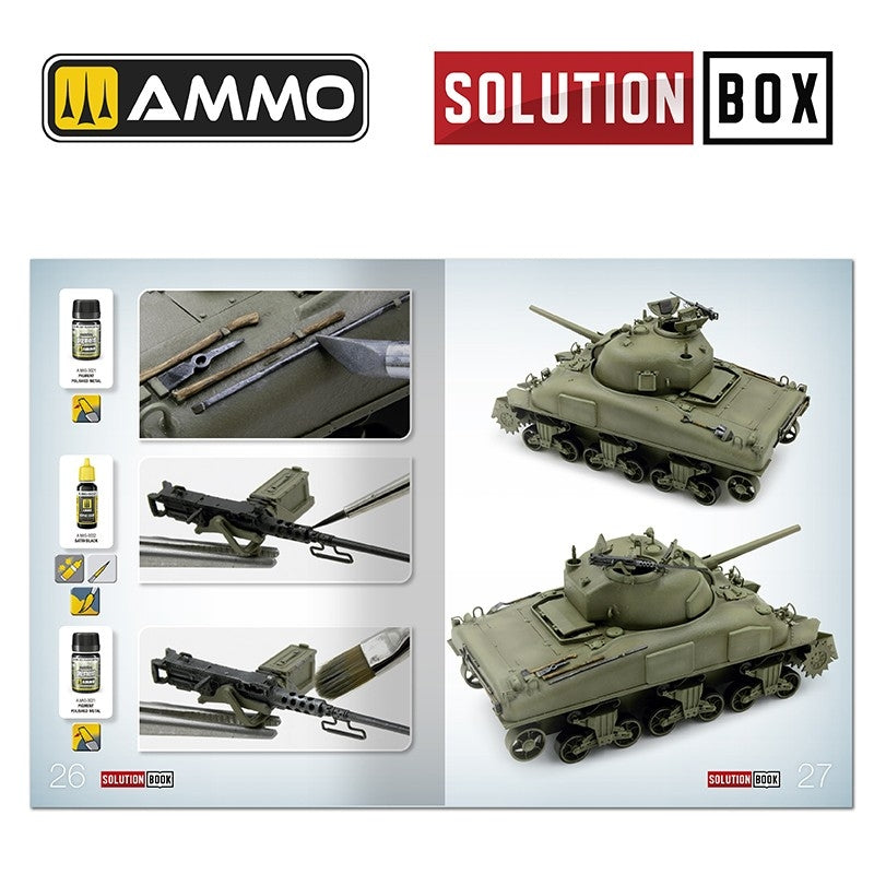 AMMO by Mig Jimenez 7728 SOLUTION BOX 22 – WWII USA ETO. Colors and Weathering System – image 8