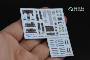 Quinta Studio QD48227 OV-10A Bronco 3D-Printed &amp;amp; coloured Interior on decal paper (for ICM kit) 1/48 – immagine 2