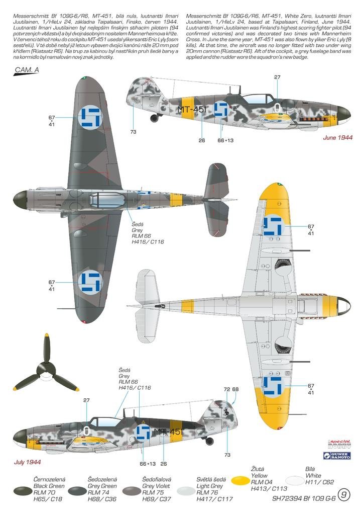 Special Hobby 72394 Messerschmitt BF-109G-6 « Mersu au-dessus de la Finlande » 1/72  – image 5