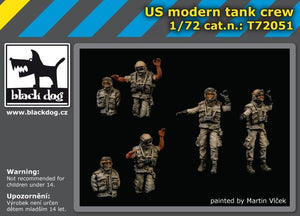 Équipage de char moderne américain Black Dog T72051 1/72  – image 2