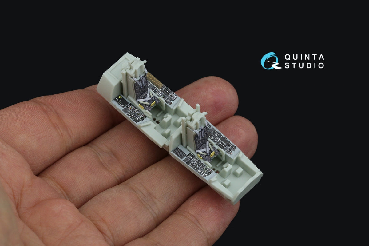 Intérieur imprimé en 3D et coloré pour le F-15E (Revell) par Quinta Studio QD72110, échelle 1/72 – image 11