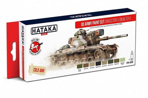 Hataka HTK-AS99 US Army paint set (Masster&amp;amp;Dualtex) (8x17ml)