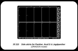 Aber 35223 Side skirts for Panther Ausf.G and Jagdpanther 1/35 – zdjęcie 4