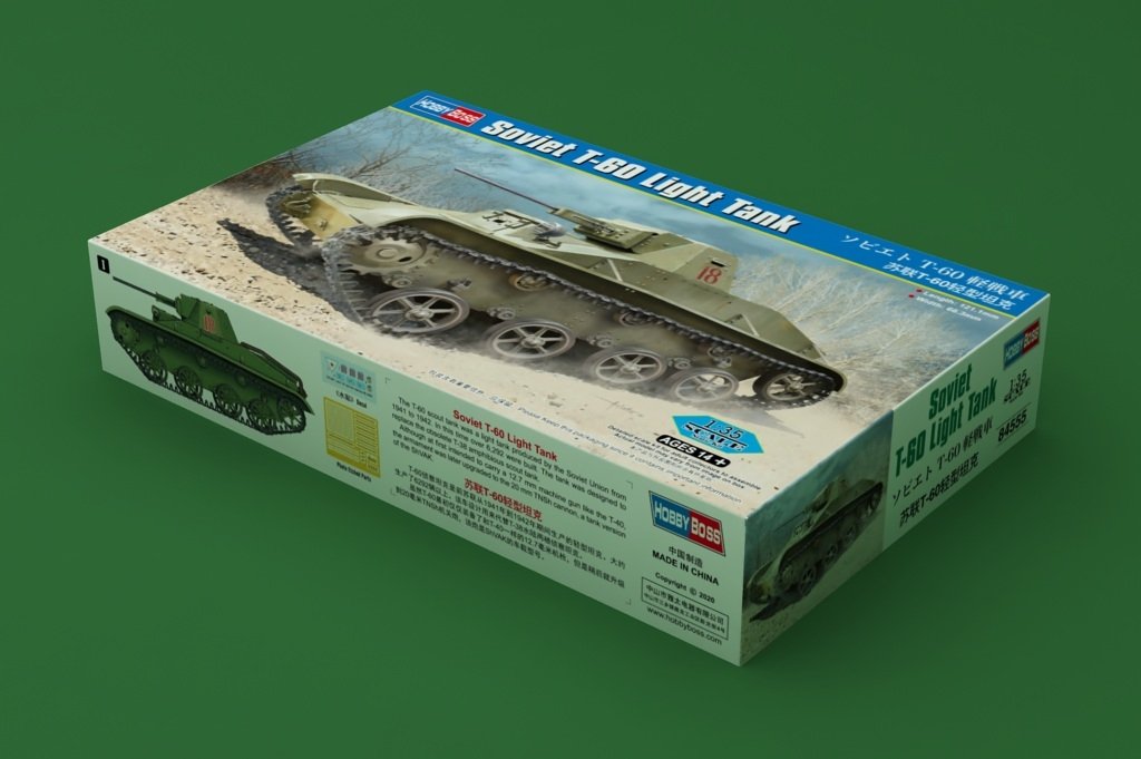 Hobby Boss 84555 Soviet T-60 Light Tank 1/35 – imagen 2