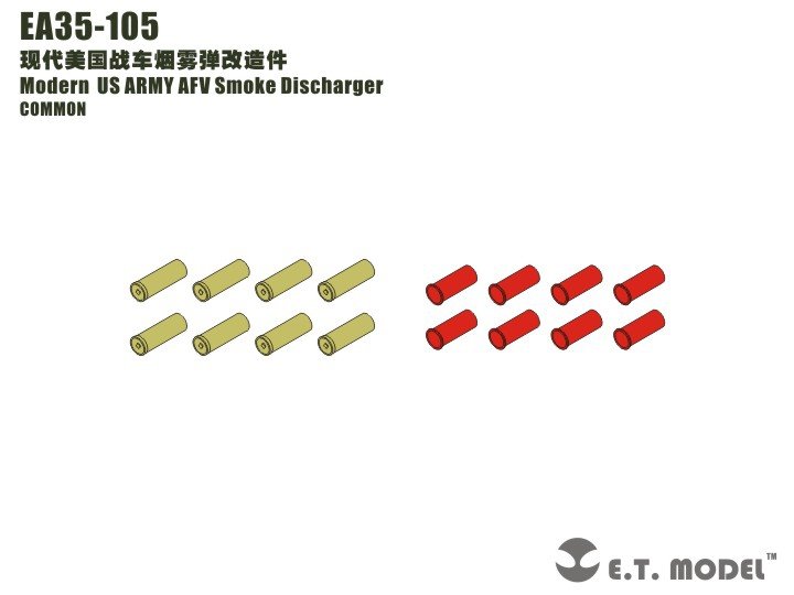 E.T. Model EA35-105 US ARMY AFV Smoke Discharger 1/35 – Bild 3