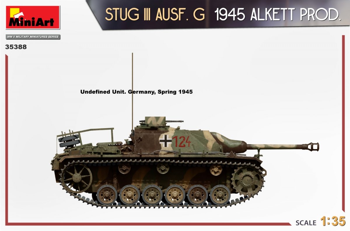 MiniArt 35388 STUG III AUSF. G 1945 ALKETT PROD. 1/35 – zdjęcie 16