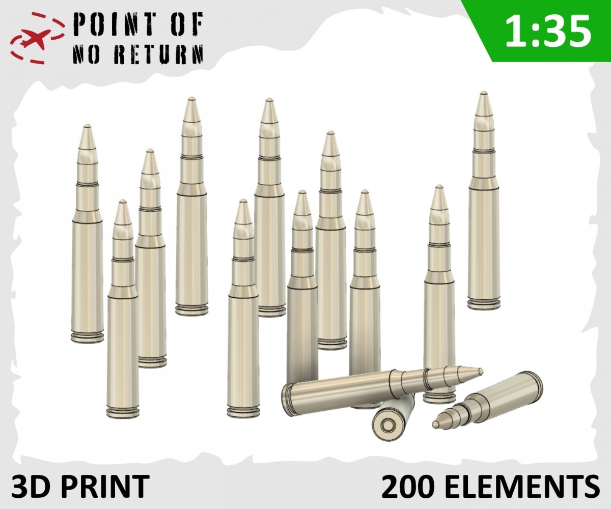 Point of no Return 3522017 Munitions pour M2HB Browning 0,5 pouce 1/35 