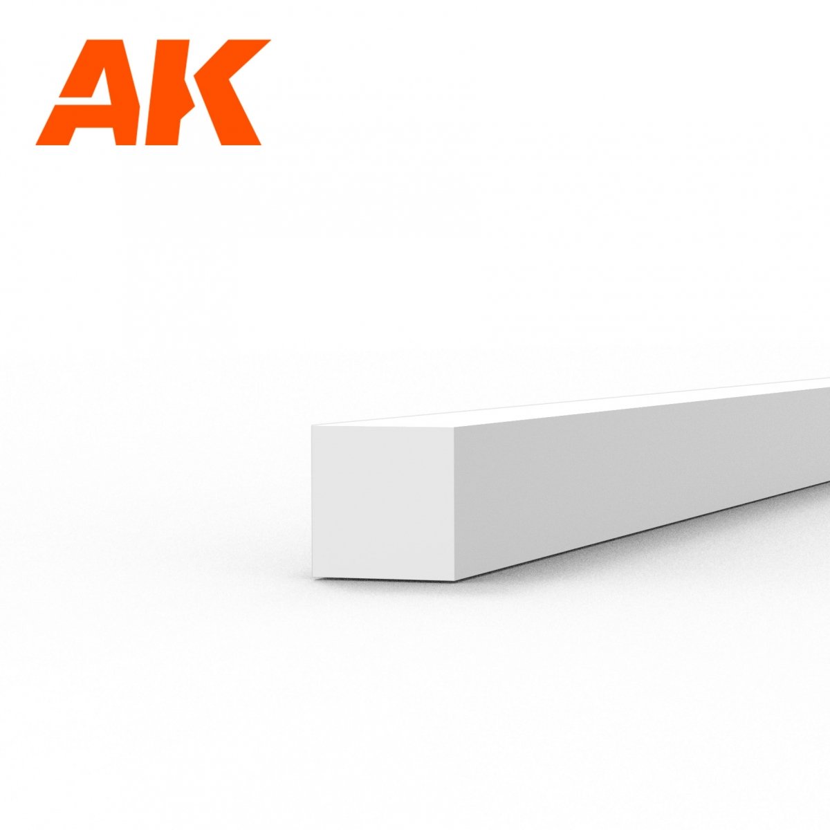 AK Interactive AK6524 STRIPS 1.50 X 1.50 X 350MM – STYRENE STRIP – (10 UNITS) – immagine 2