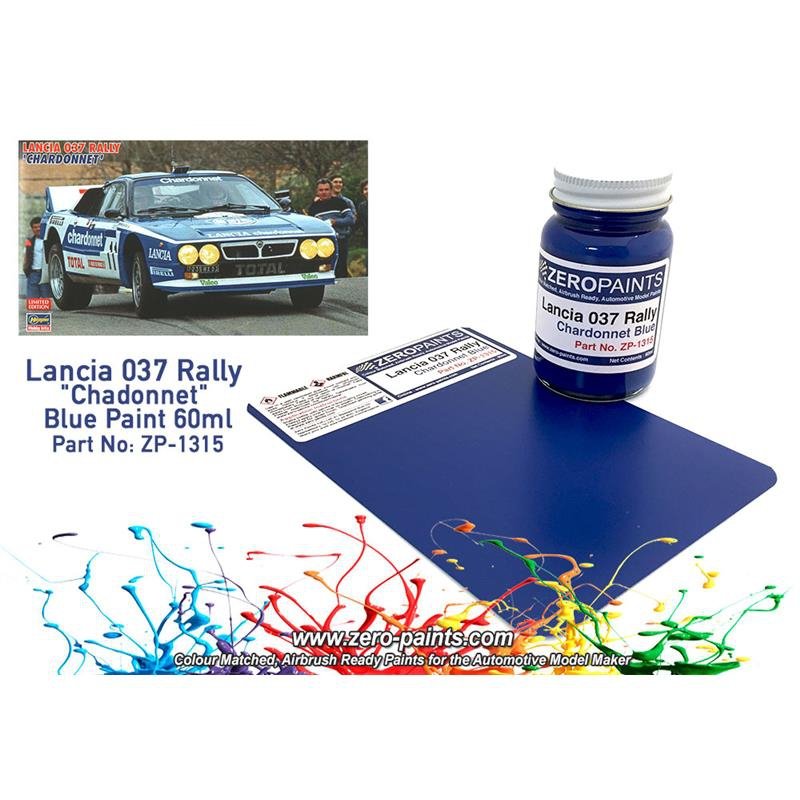 Peinture Zero Paints ZP-1315 Lancia 037 Rally Bleu Chadonnet 60 ml