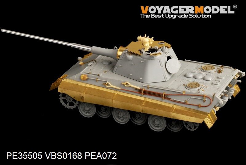 Maquette Voyager PE35505 Char allemand E-50 de la Seconde Guerre mondiale pour TRUMPETER 01536 1/35 – image 10