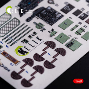 KELIK K48077 Ki-51 Sonia interior 3D decals for WingsyKits kit 1/48 – Bild 6