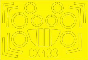 Eduard CX433 MiG-29A Izdeliye 9-12 TRUMPETER 1/72