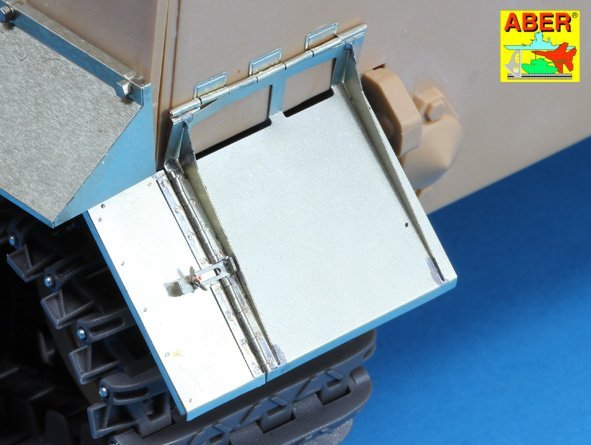 Aber 16051 Rear fenders for Tiger I, Ausf.E – (Late version) 1/16 – image 7