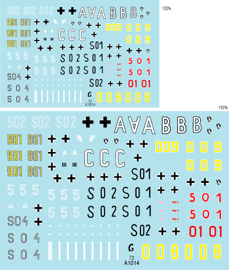 Star Decals 72-A1014 Befehlspanzer # 5. German Command 1/72 – Bild 4