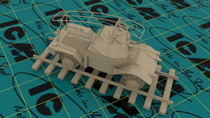 ICM 35376 Panzerspahwagen P 204 (f) Railway, WWII German Armoured Vehicle 1/35 – Bild 2