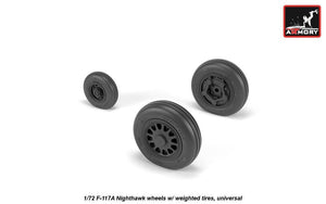 Roues Armory Models AW72325 F-117A Nighthawk avec pneus lestés 1/72 – image 3